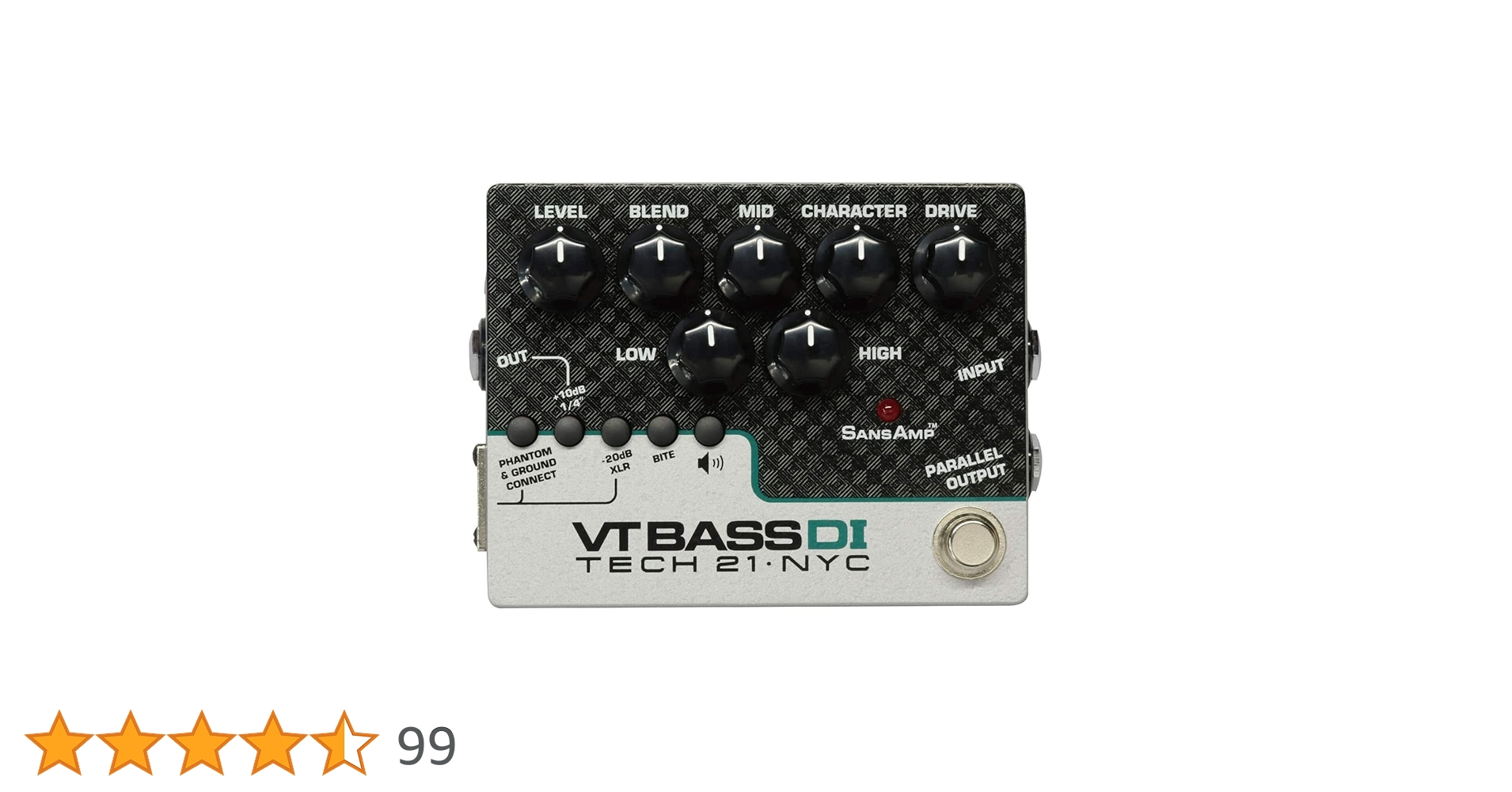 Amazon | TECH21 SANSAMP Ampeg style アナログ・シミュレーター DI